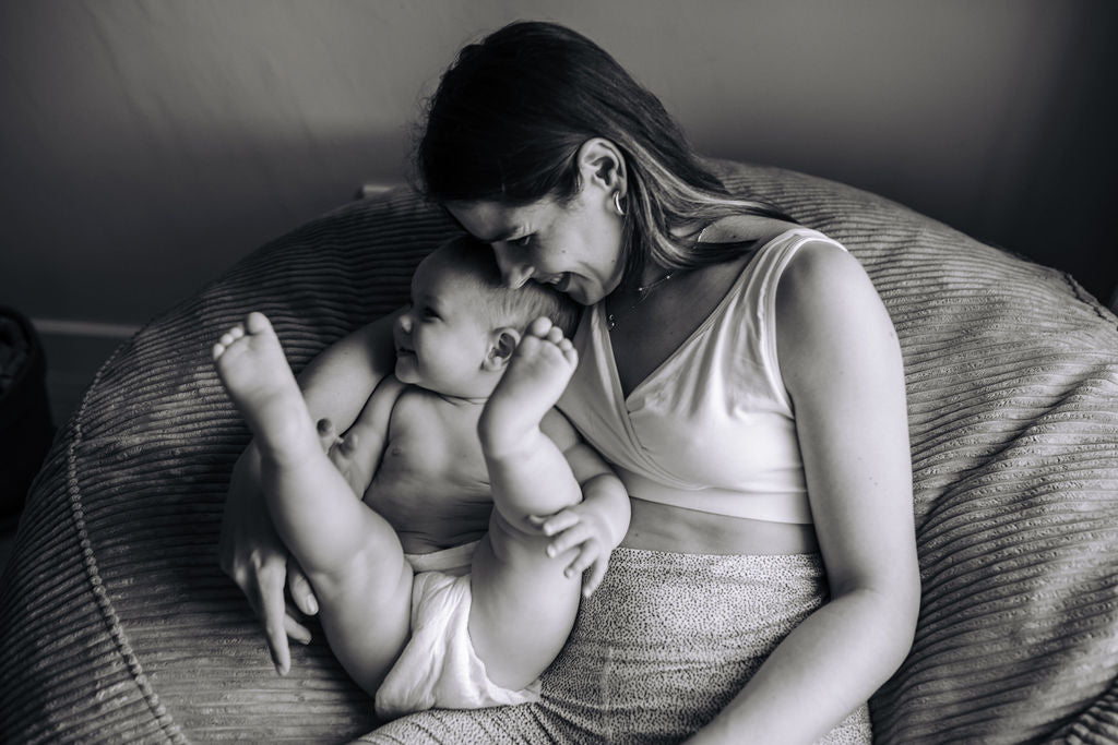 Mother breastfeeding her baby